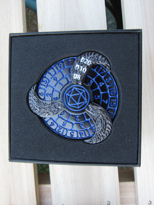 Hydra Spinner - Gunmetal and Blue