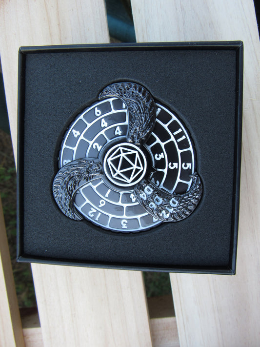 Hydra Spinner - Gunmetal and White