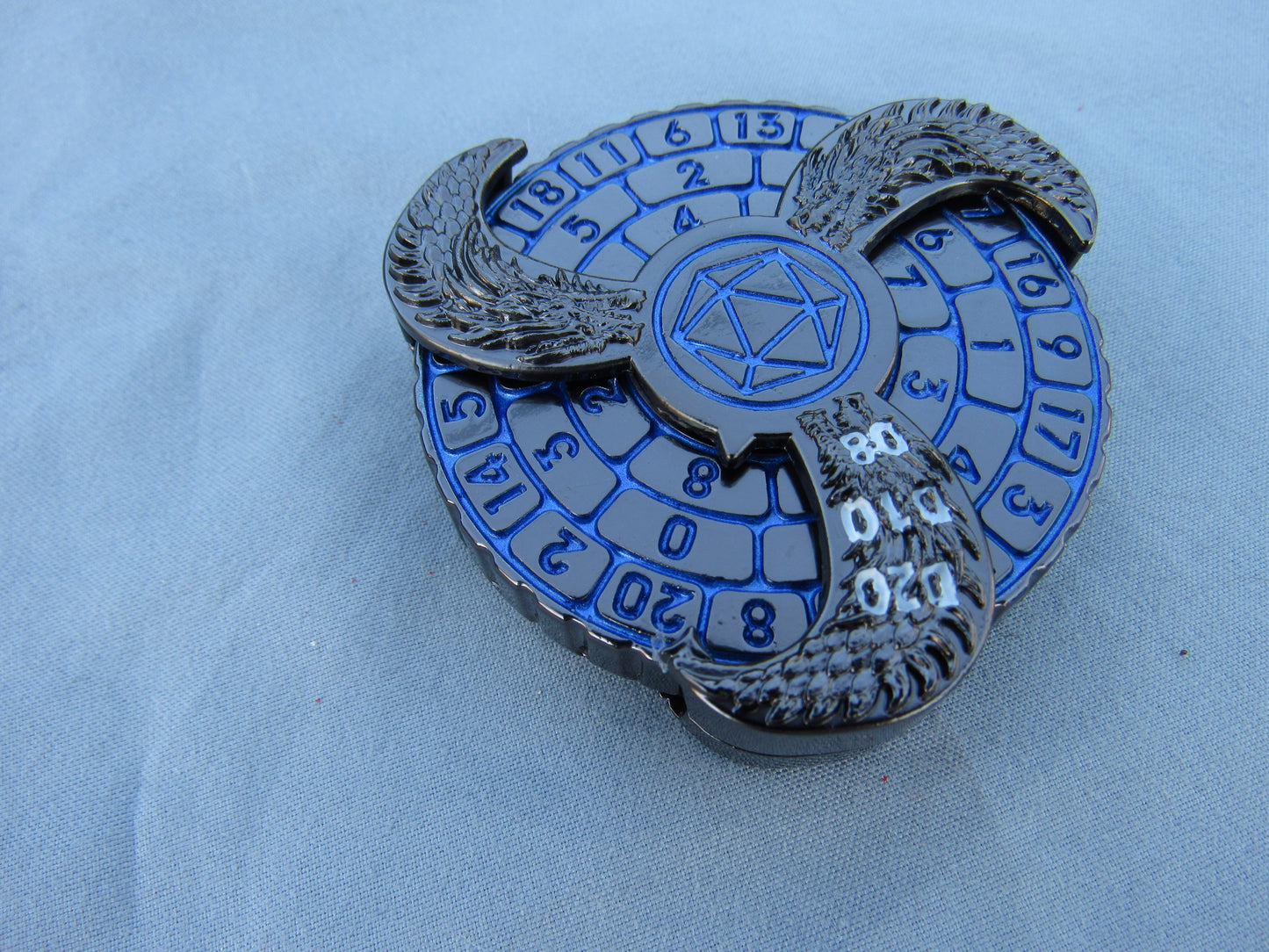 Hydra Spinner - Gunmetal and Blue