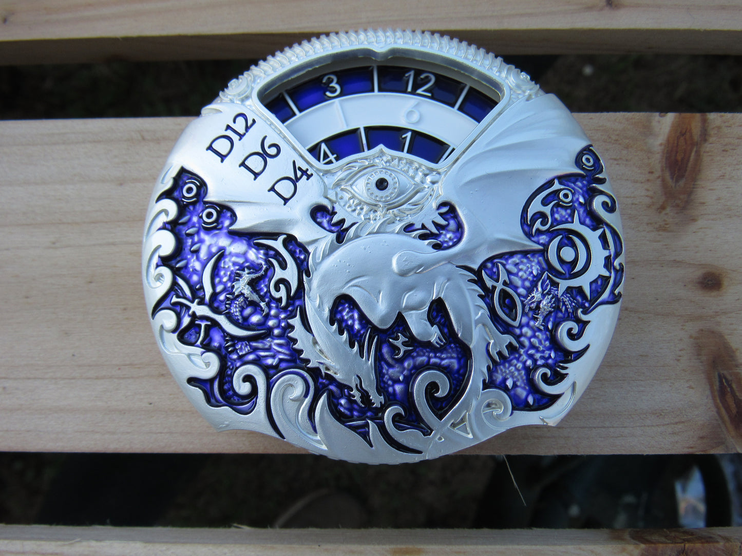 Dragon Spinner - Silver and Purple
