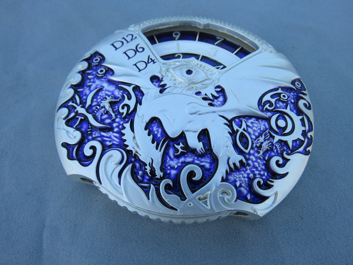 Dragon Spinner - Silver and Purple