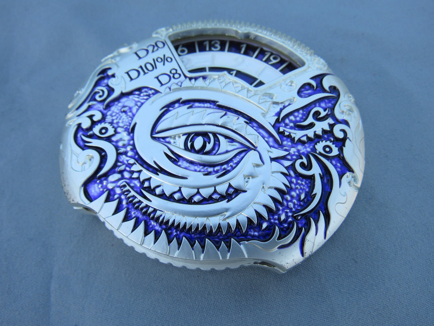 Dragon Spinner - Silver and Purple