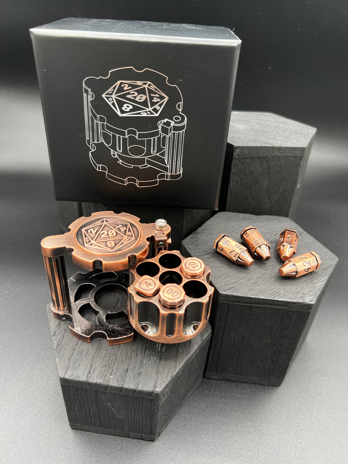Revolver Spinner - Antique Copper