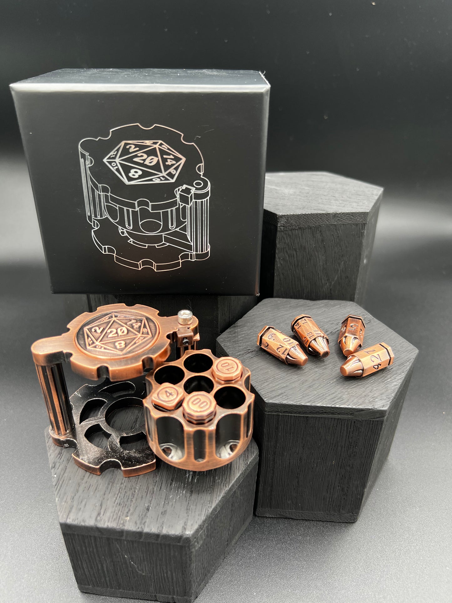 Revolver Spinner - Antique Copper