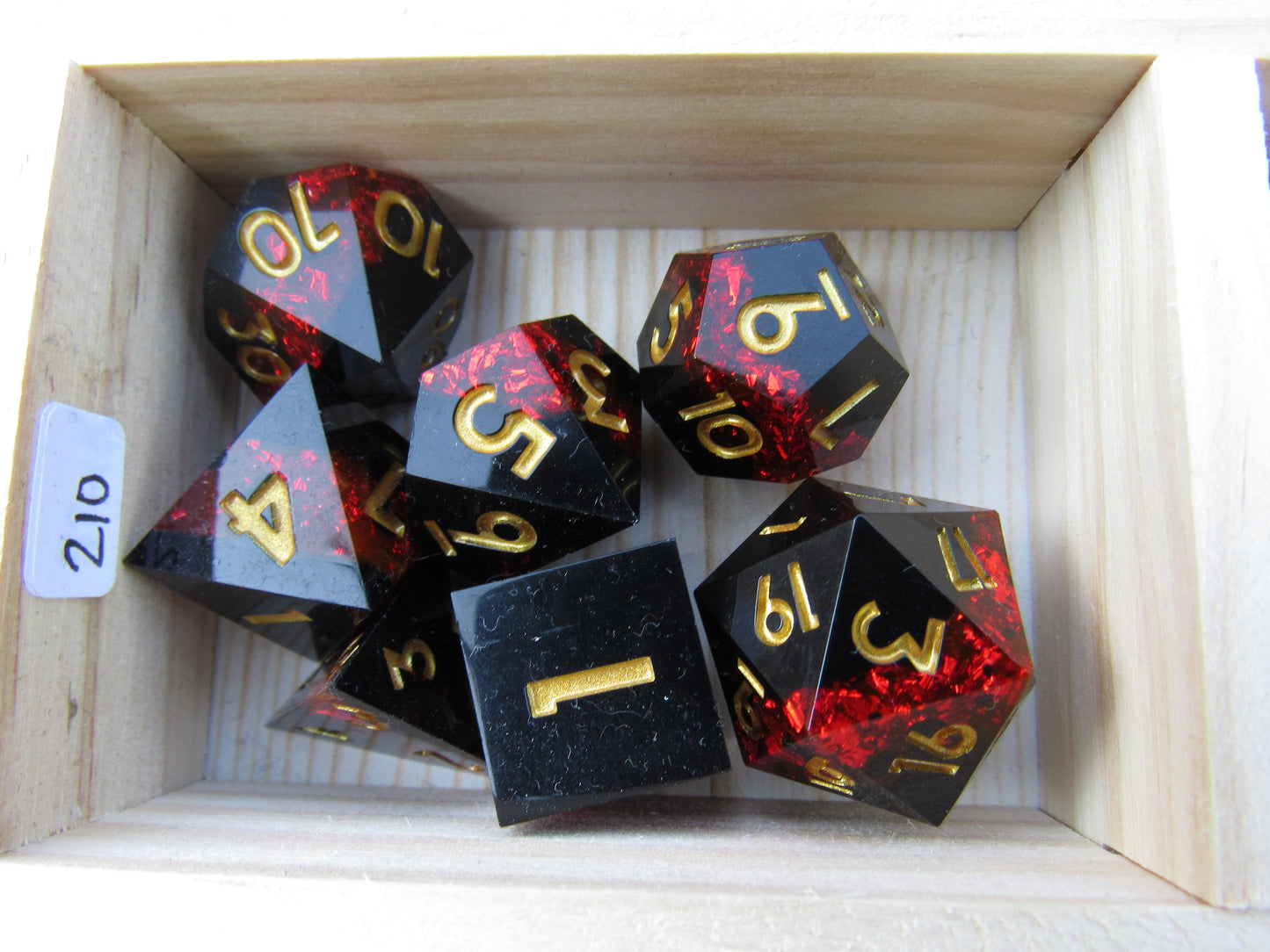 Red Band Sharp Resin Dice