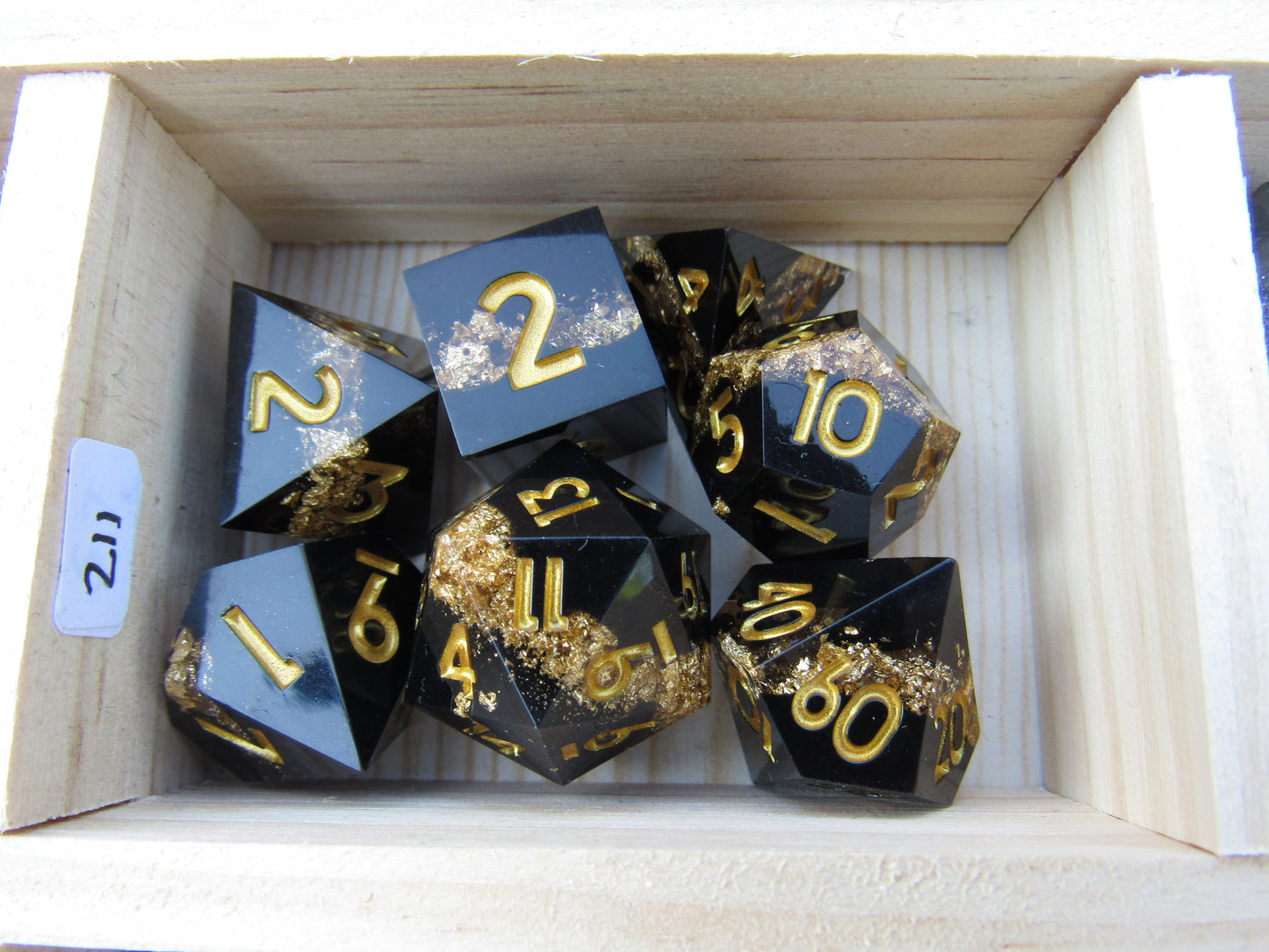 Gold Band Sharp Resin Dice