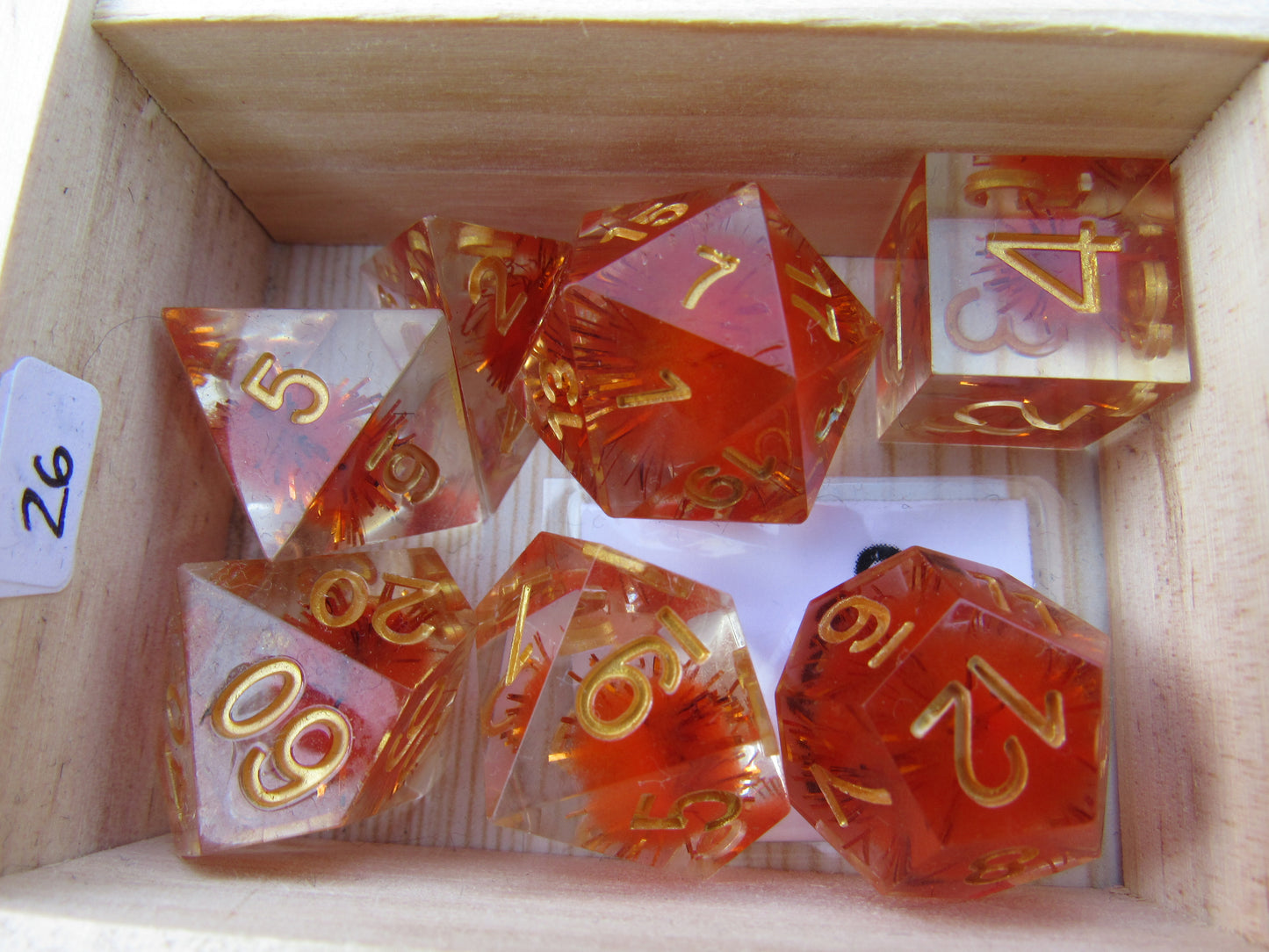 Covid Sharp Resin Dice