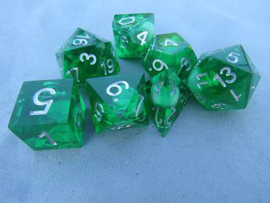 Gelatinous Cube Sharp Resin Dice