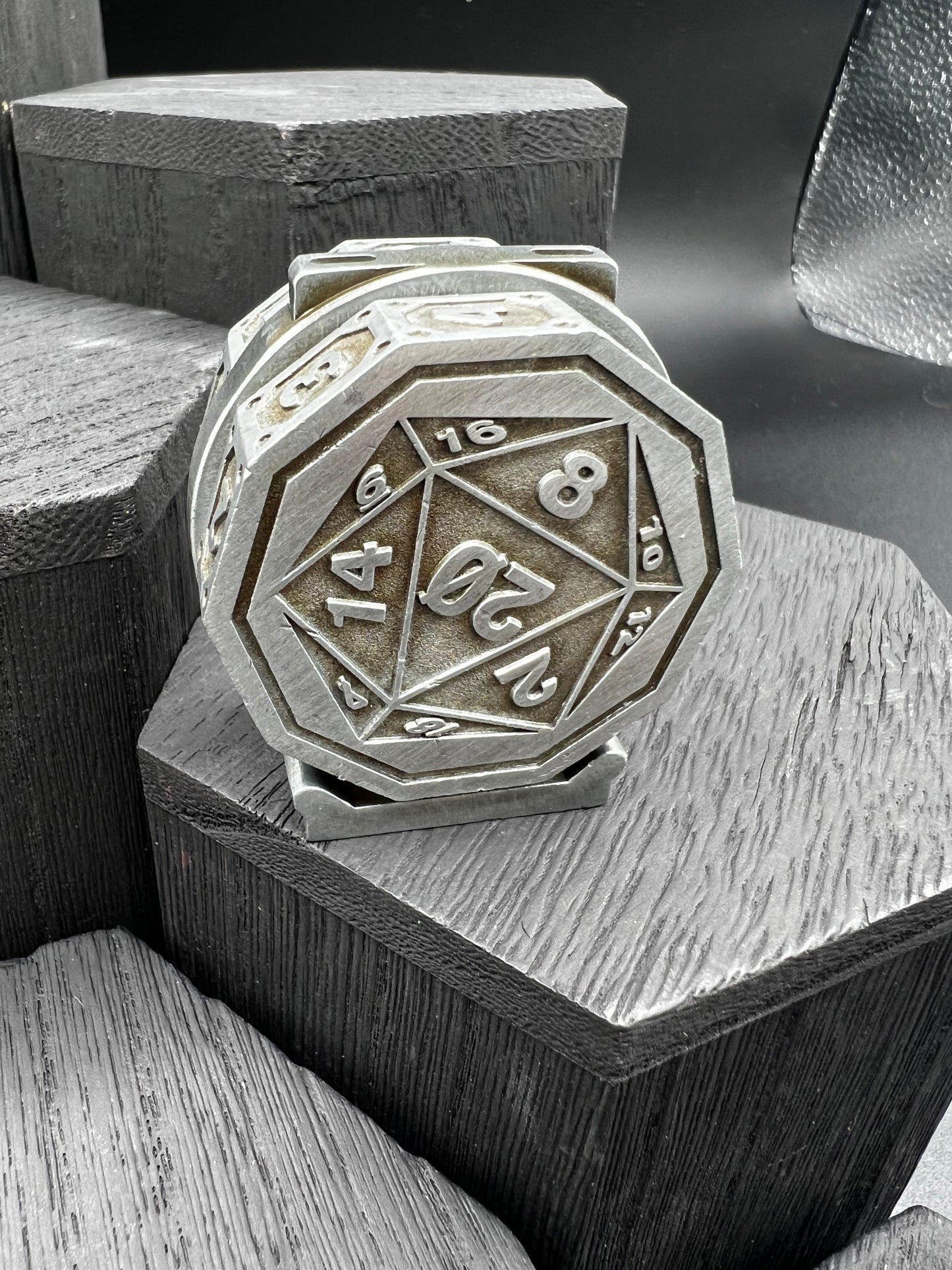 Antique Silver Life Counter