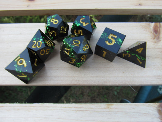 Green Band Sharp Resin Dice