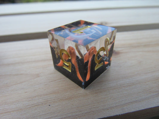 Volcano Sharp Resin Dice