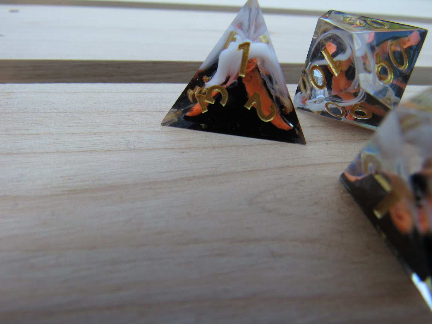 Volcano Sharp Resin Dice