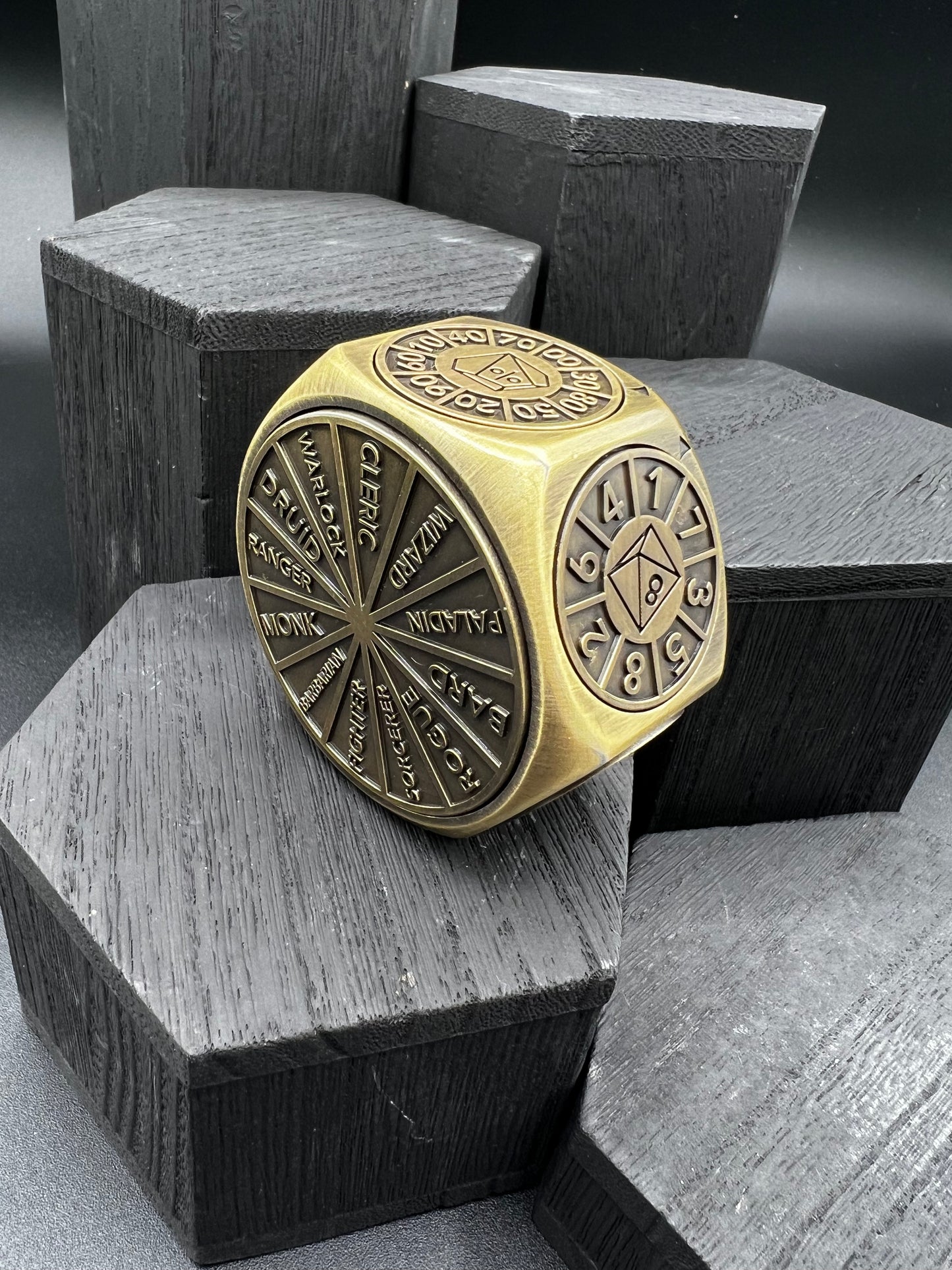 Encounter Spinner - Antique Brass