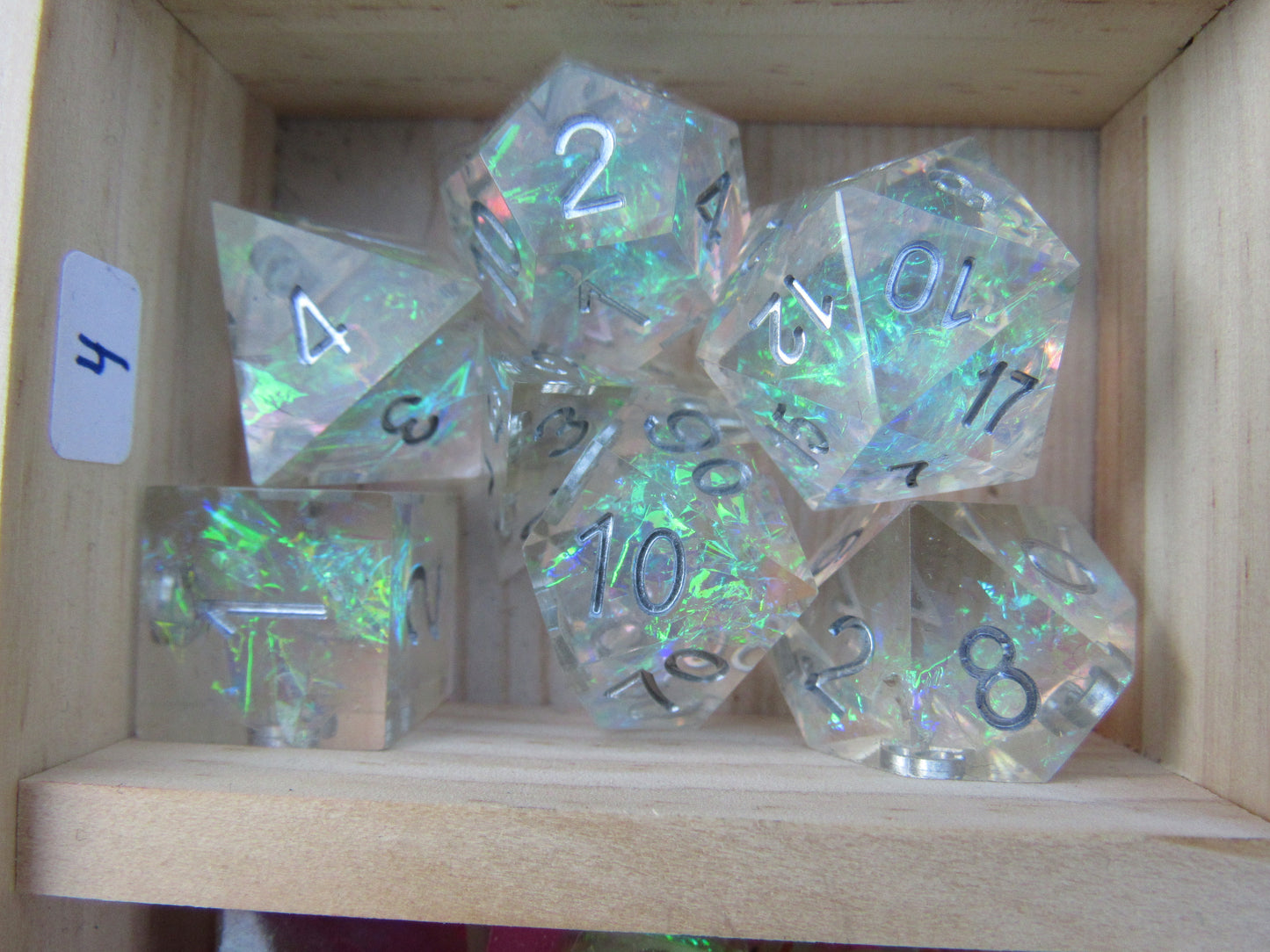 Transparent Sharp Resin Dice