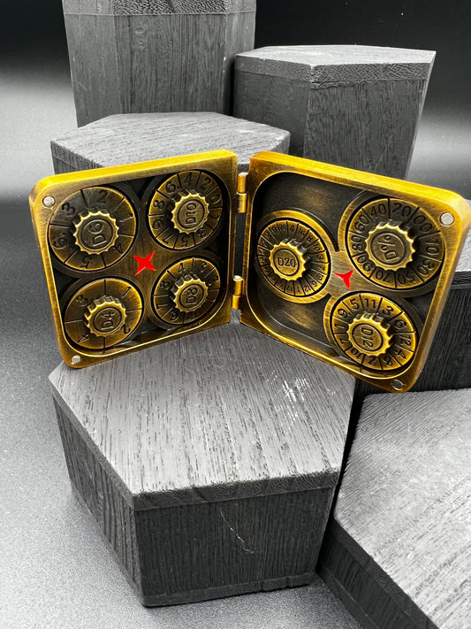 Folding Wallet Spinner - Antique Bronze