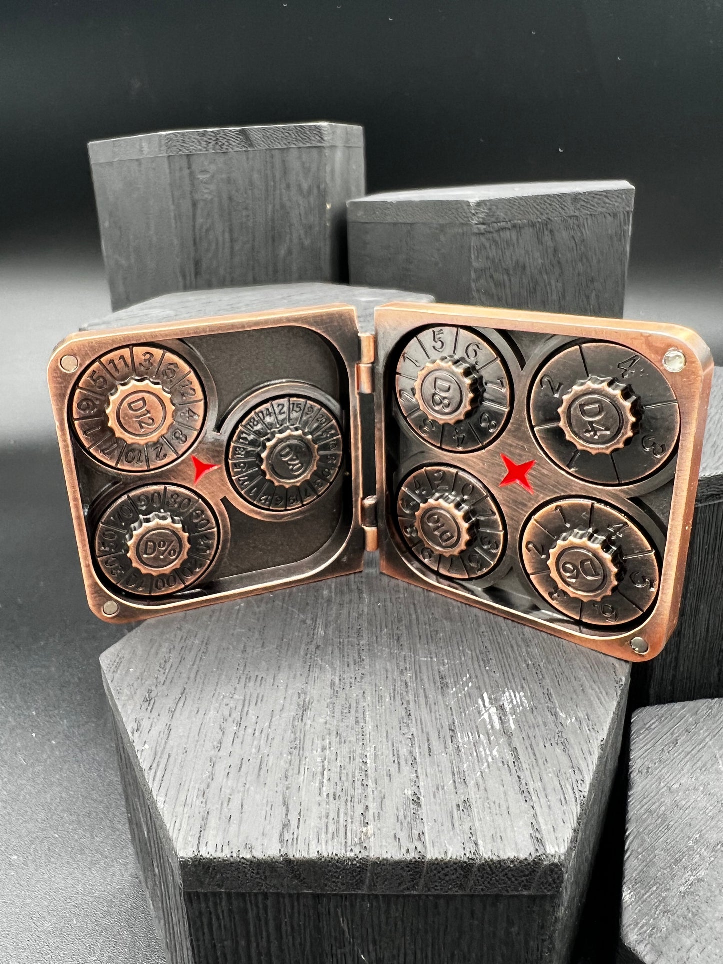 Folding Wallet Spinner - Antique Copper
