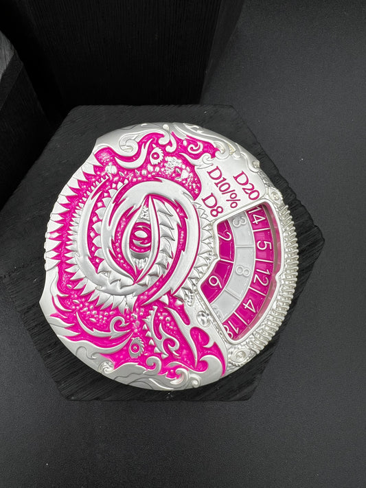 Dragon Spinner - Silver and Pink