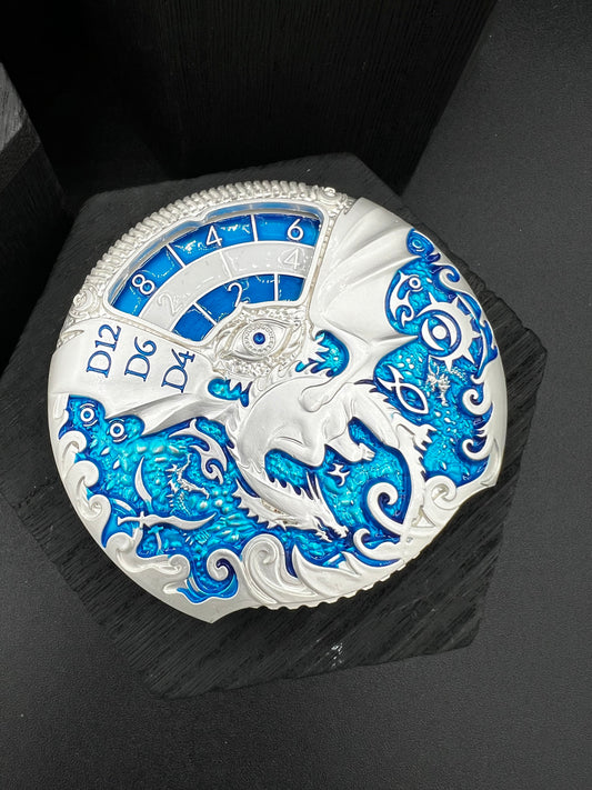 Dragon Spinner - Silver and Blue