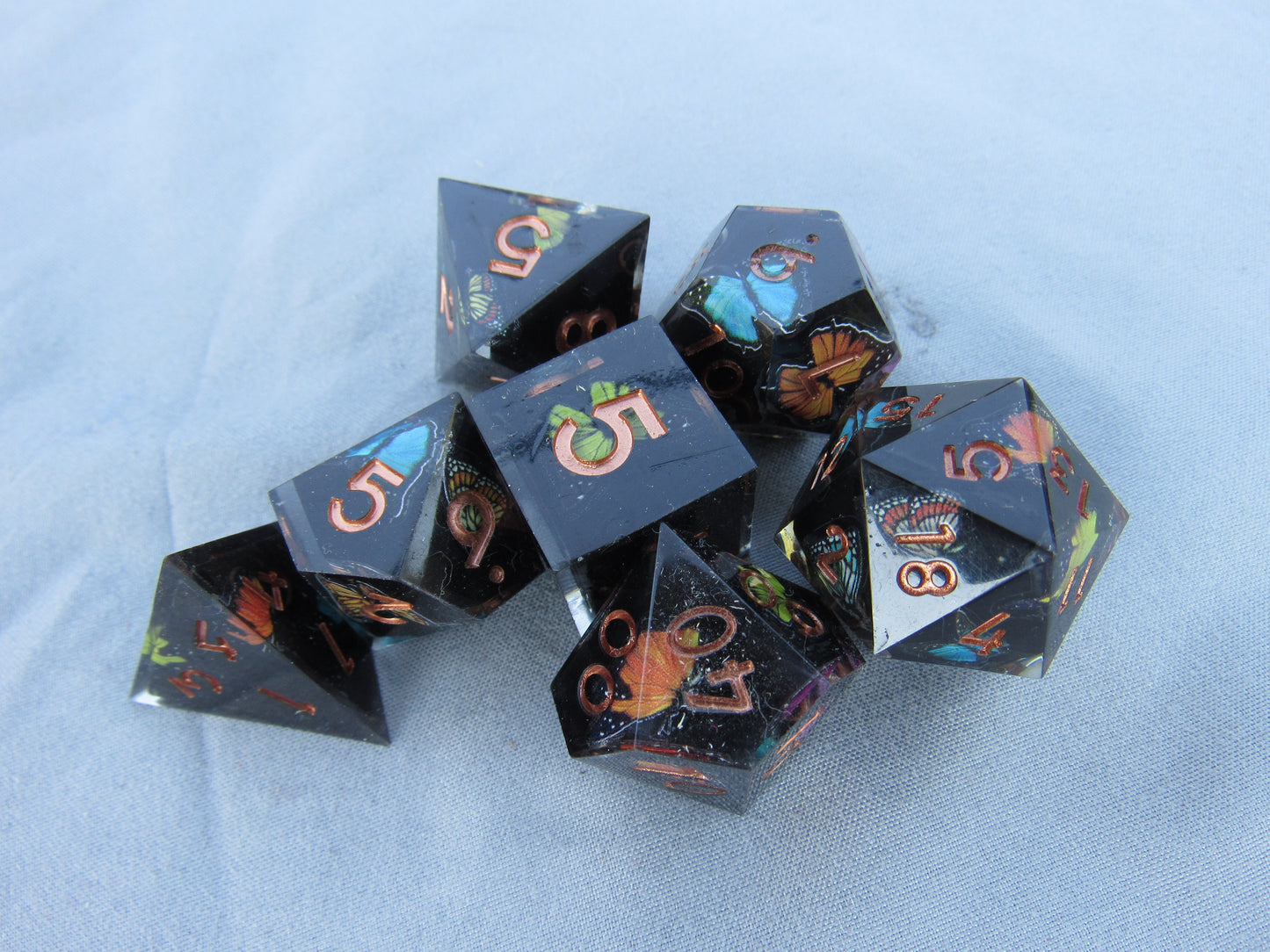 Butterfly Sharp Resin Dice