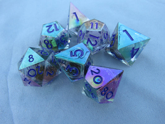 Transparent Dark Liquid Core Sharp Resin Dice
