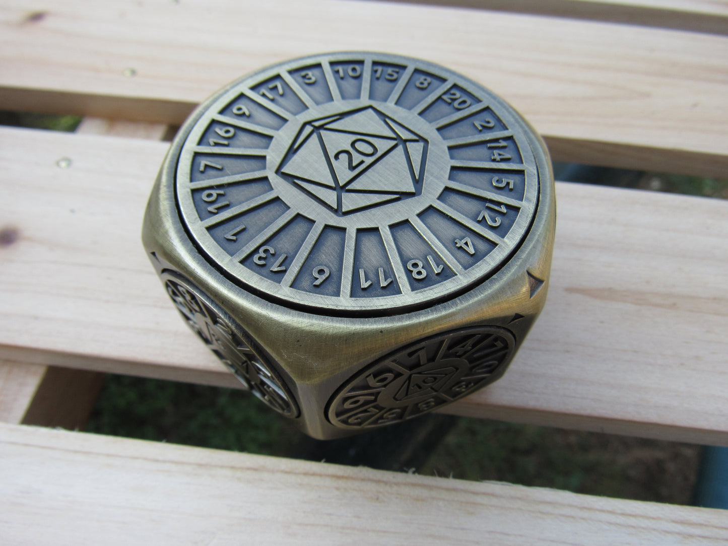 Encounter Spinner - Antique Brass