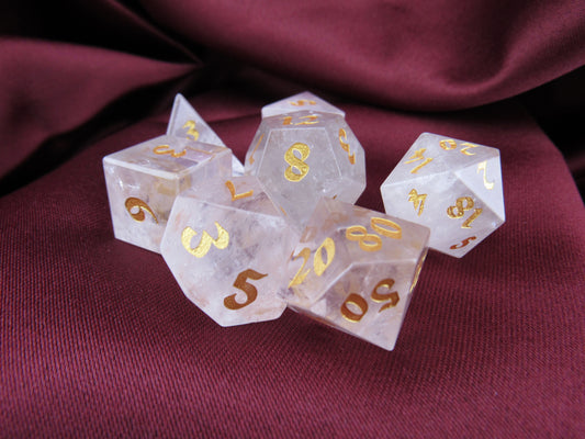 Quartz Dice Set