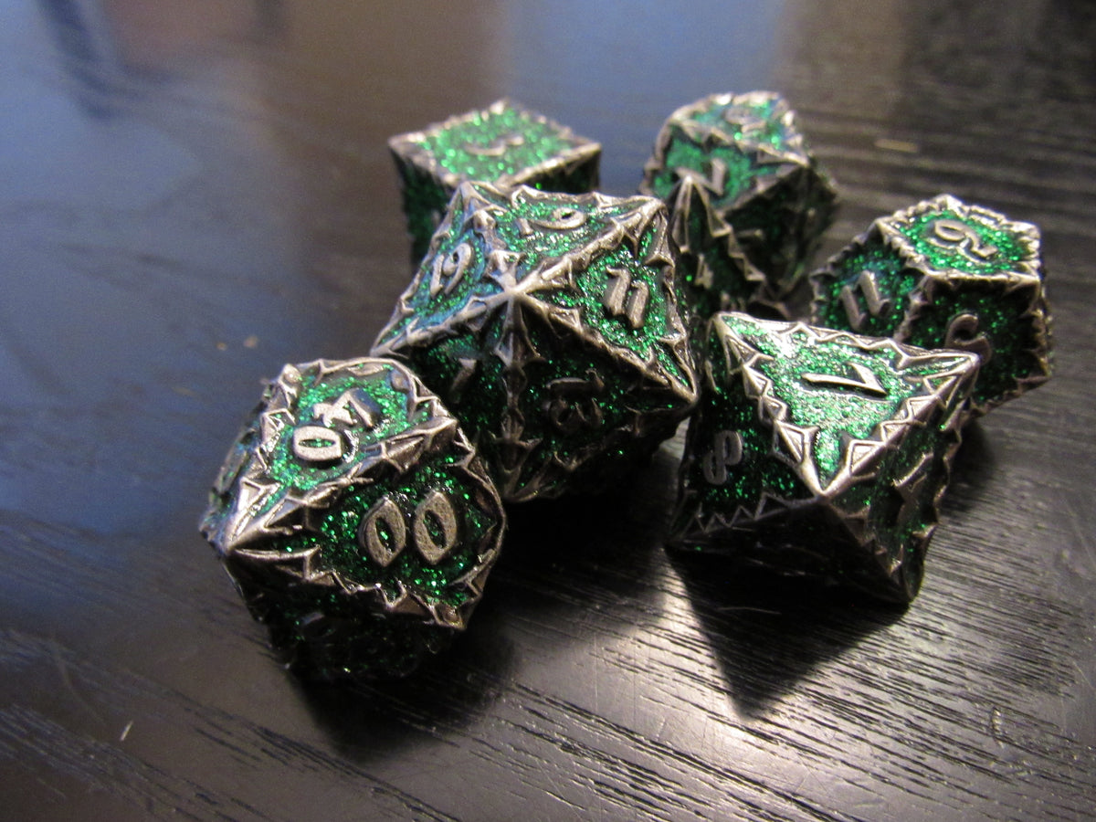 Assassin Vine Metal Dice Set