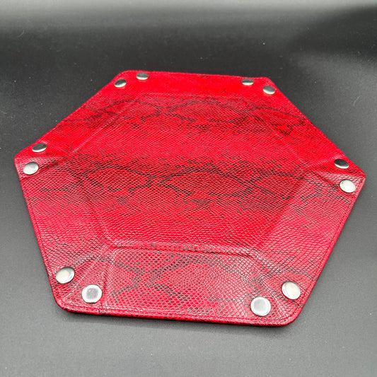 Red Dragon Skin Hex Tray