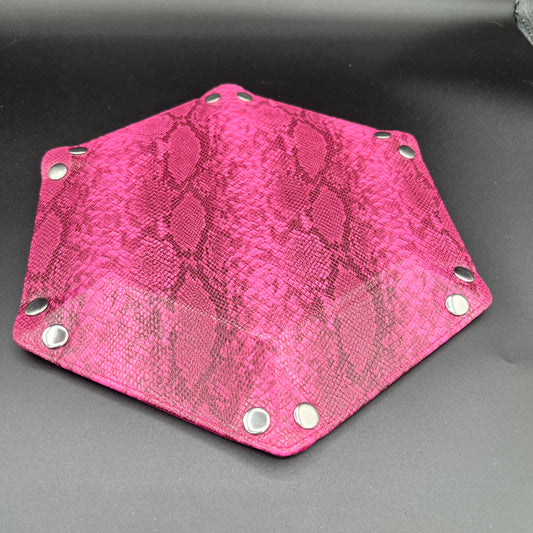 Pink Dragon Skin Hex Tray