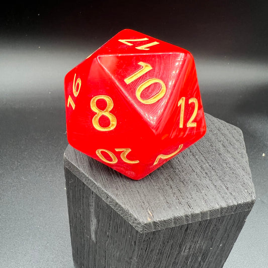 Giant Red Pearl D20