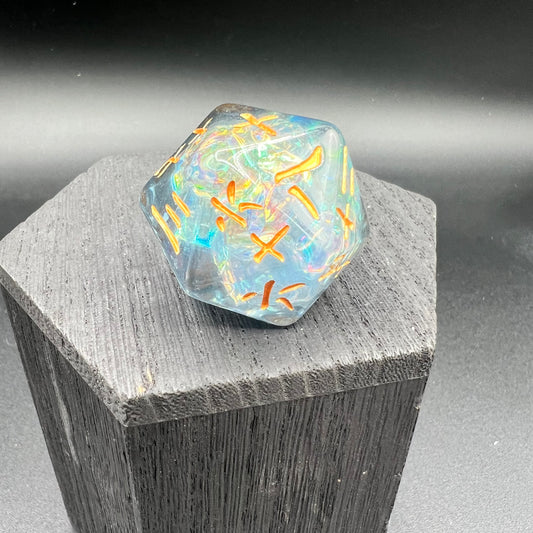 Large Grey Kanji D20