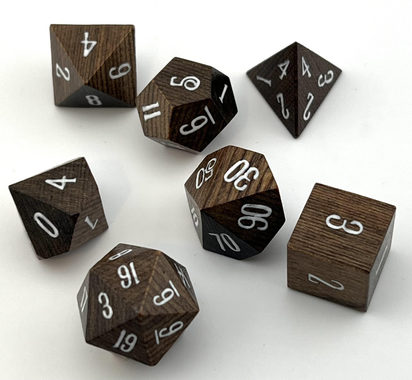 Walnut Laminated Wood Dice