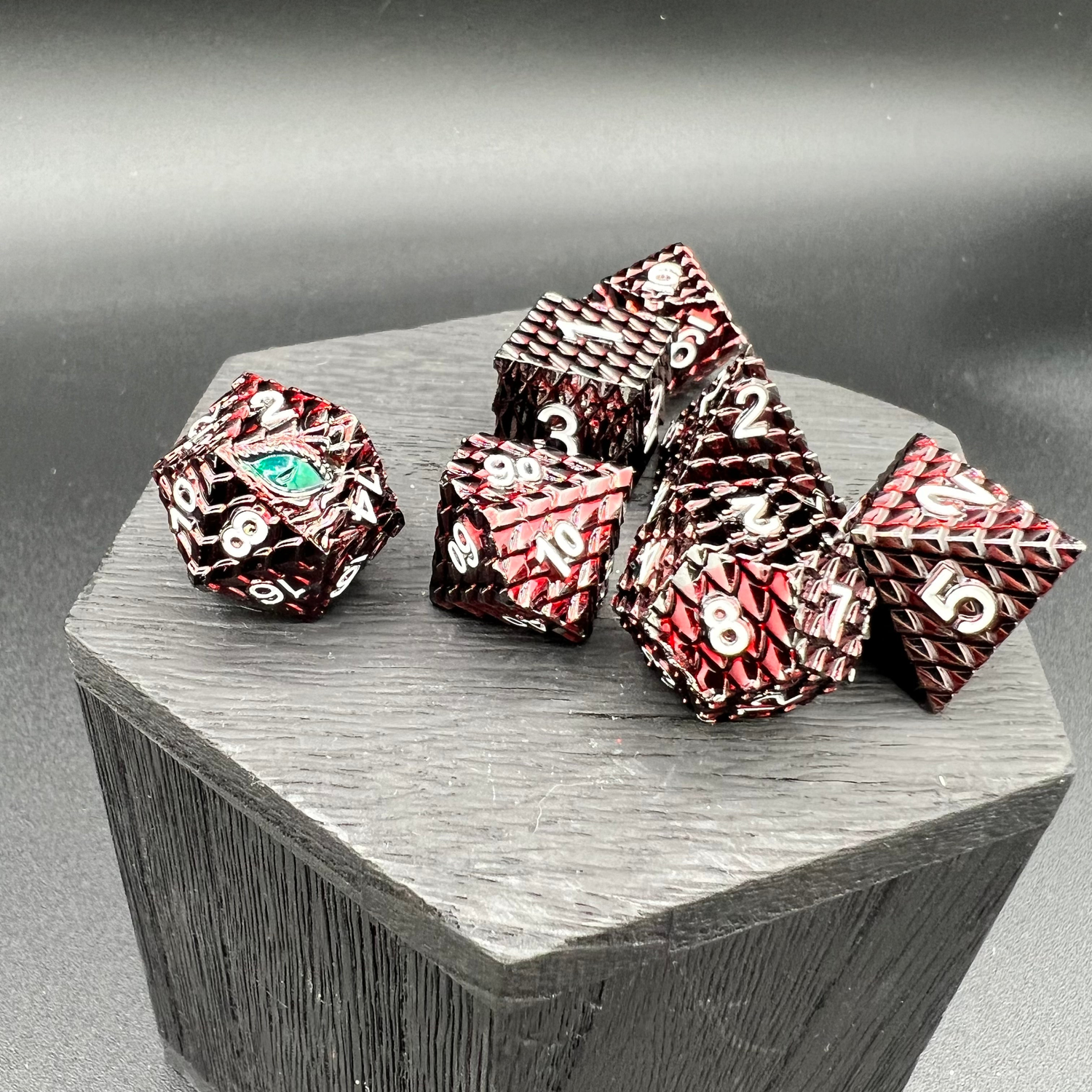 Dragon Scale Metal Dice