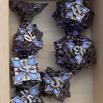 Cathedral Metal Dice Set