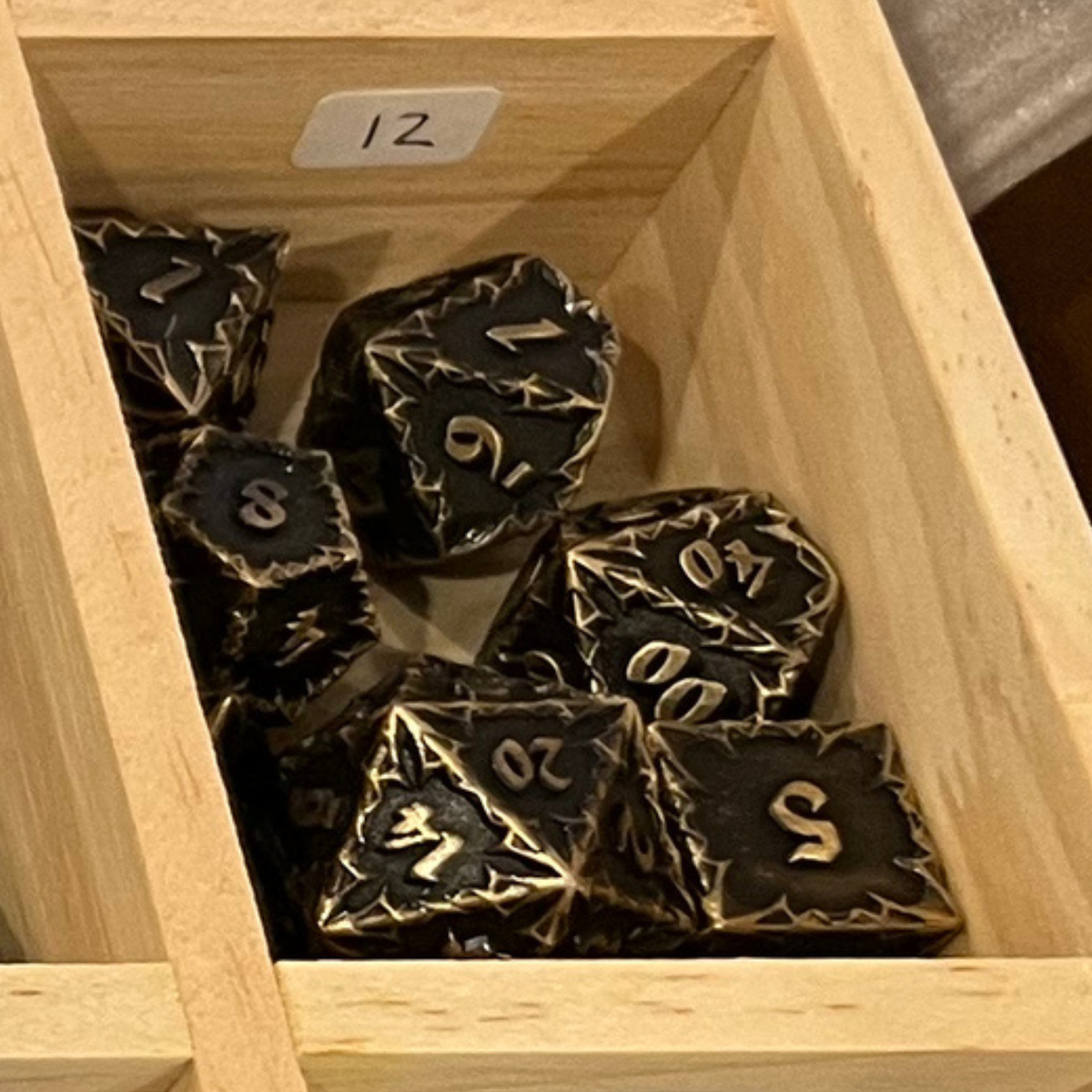 Assassin Vine Metal Dice Set