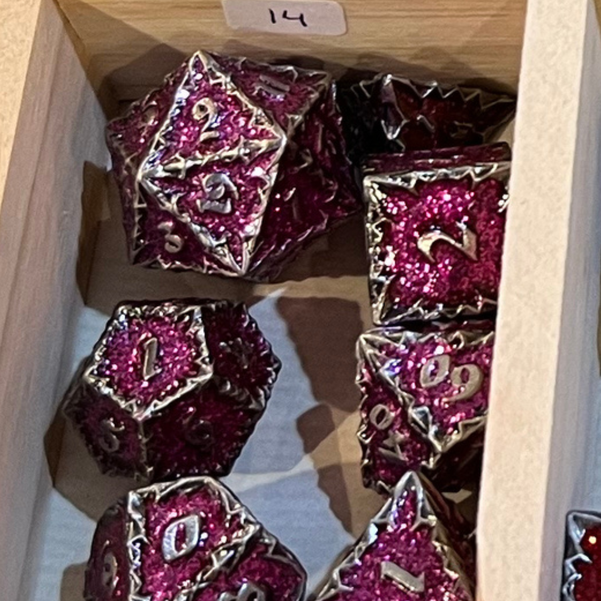 Assassin Vine Metal Dice Set