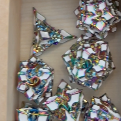 Cathedral Metal Dice Set