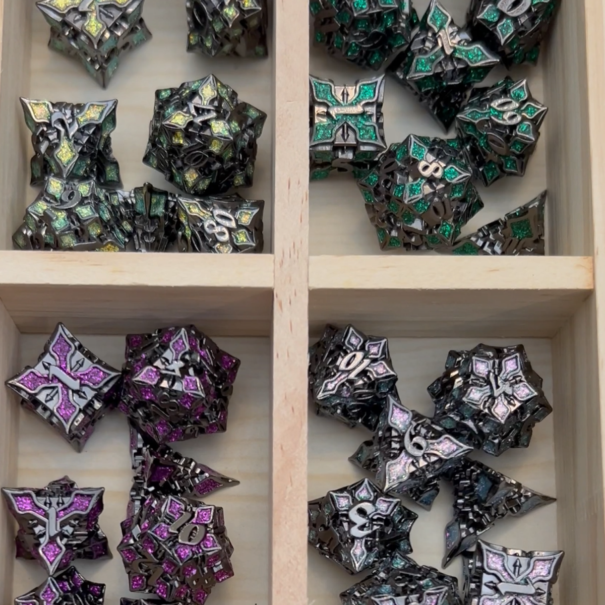 Cathedral Metal Dice Set