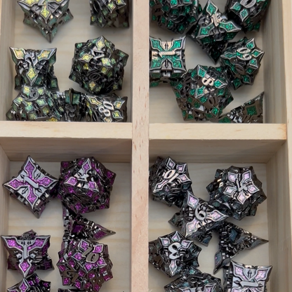Cathedral Metal Dice Set