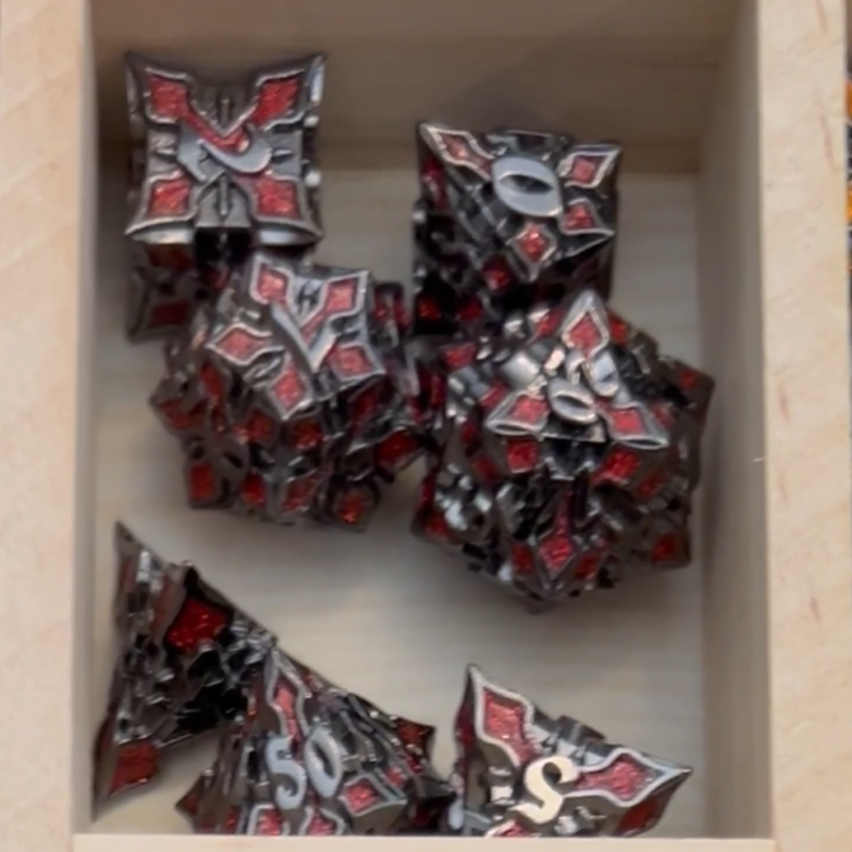 Cathedral Metal Dice Set