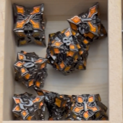 Cathedral Metal Dice Set