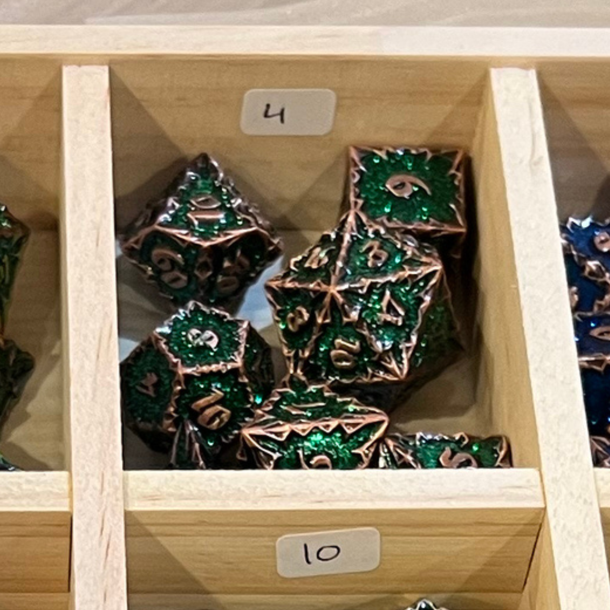 Assassin Vine Metal Dice Set