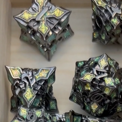 Cathedral Metal Dice Set