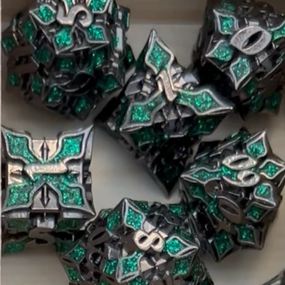 Cathedral Metal Dice Set