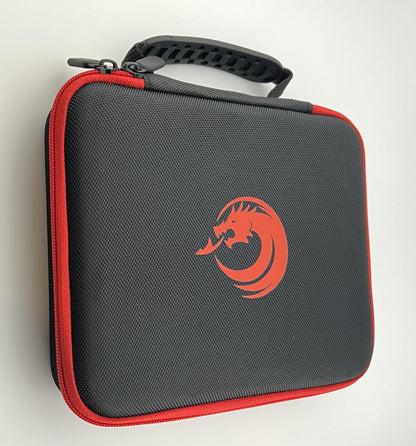 AC-02 Black (With Red Trim), Zipper Case
