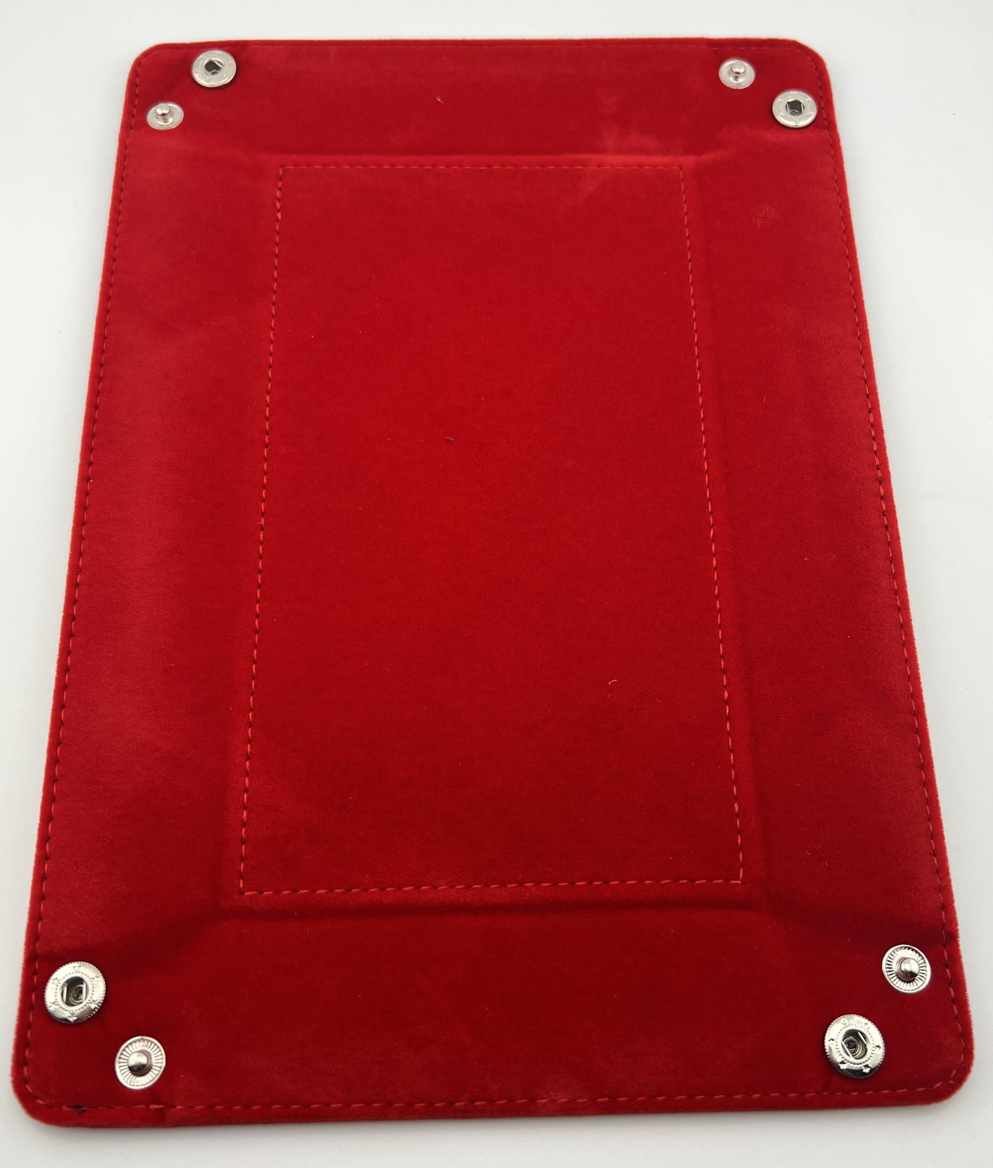 AT-01 Red-Velvet, Rectangular Snap Tray