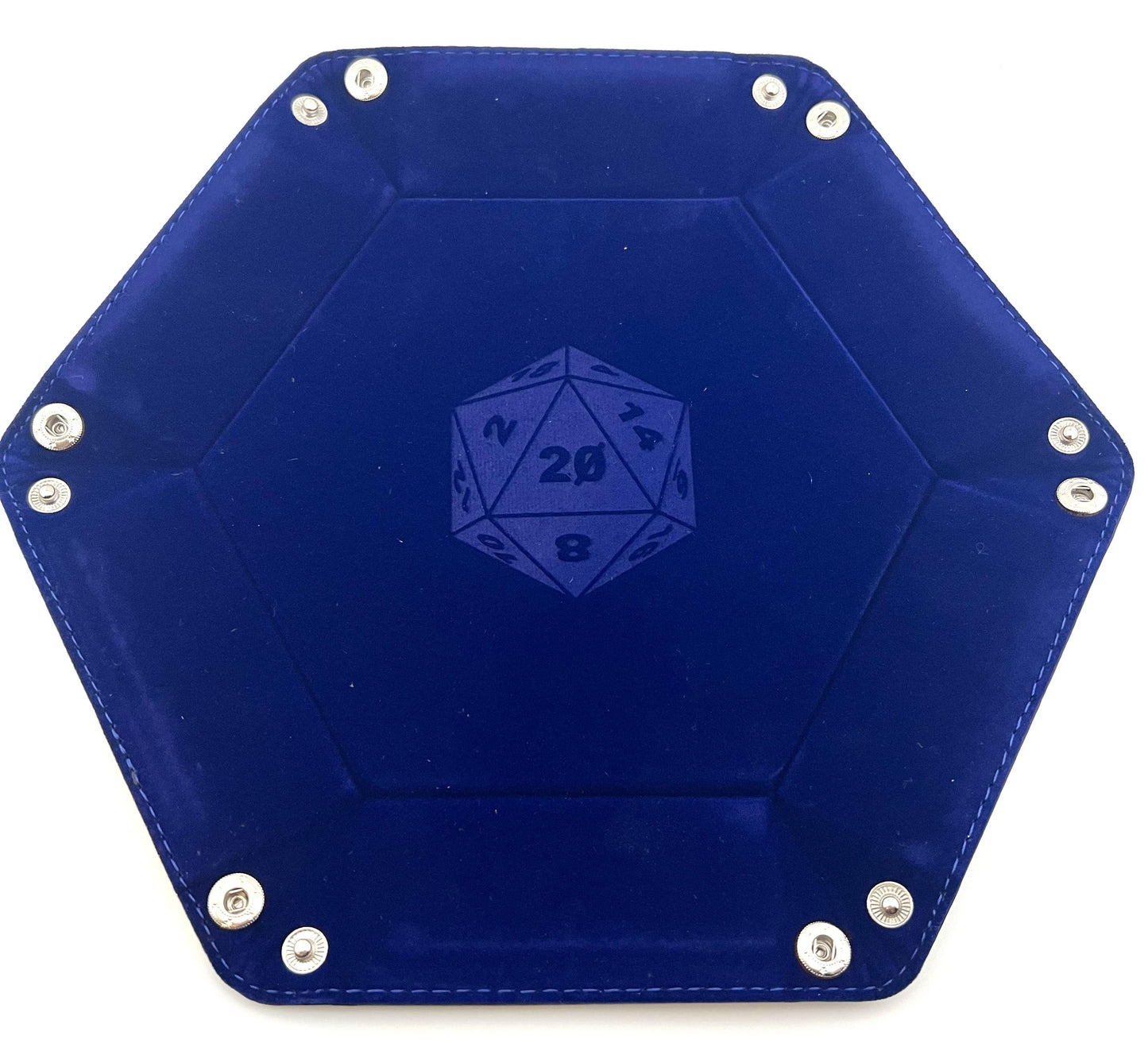 AT-13 Blue-Velvet, Hexagonal Snap Tray