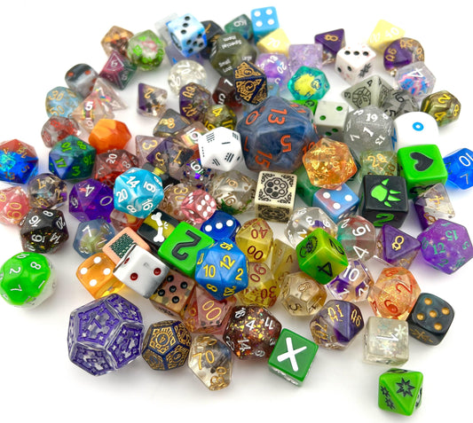 BK-01 Bulk, Large, Resin Dice Pack (100)