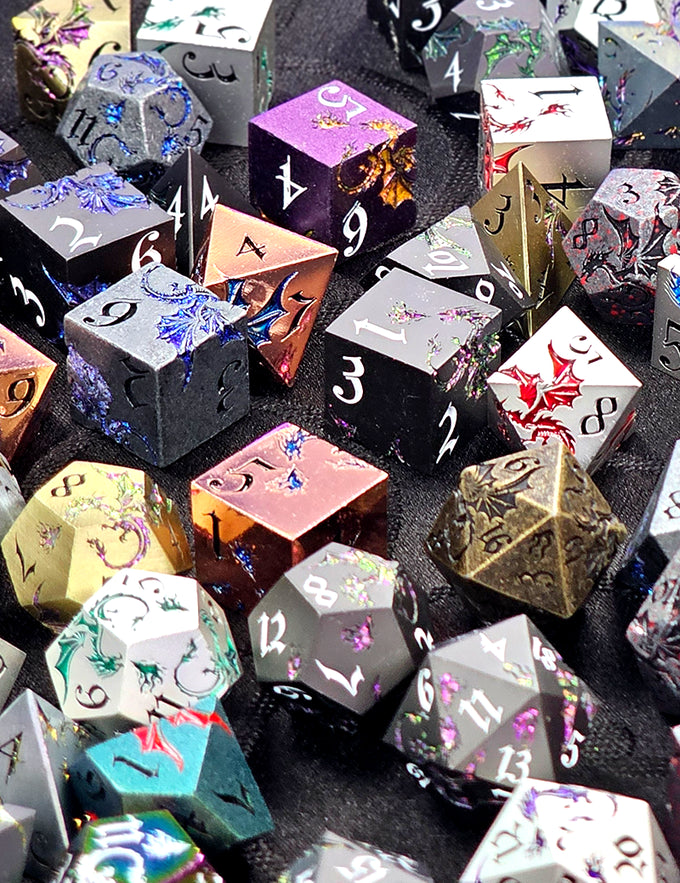 Draco Metal Dice Set