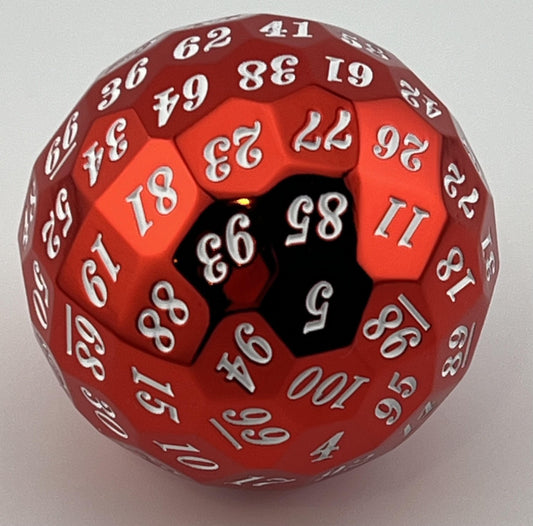 D1-01 Red, Metal, D100 Die